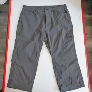 Eddie Bauer Rainer Capris outdoor activity pants grey women's size 10